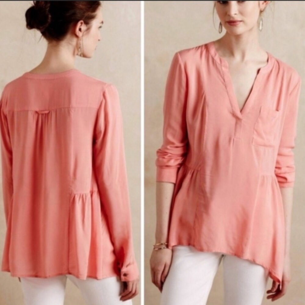 ✨ MAKE OFFER ✨

{ANTHROPOLOGIE} MAEVE FLOWY LONG SLEEVE CO…
